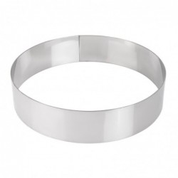 Cercle à mousse inox De Buyer 200 x 45mm GM376 De Buyer