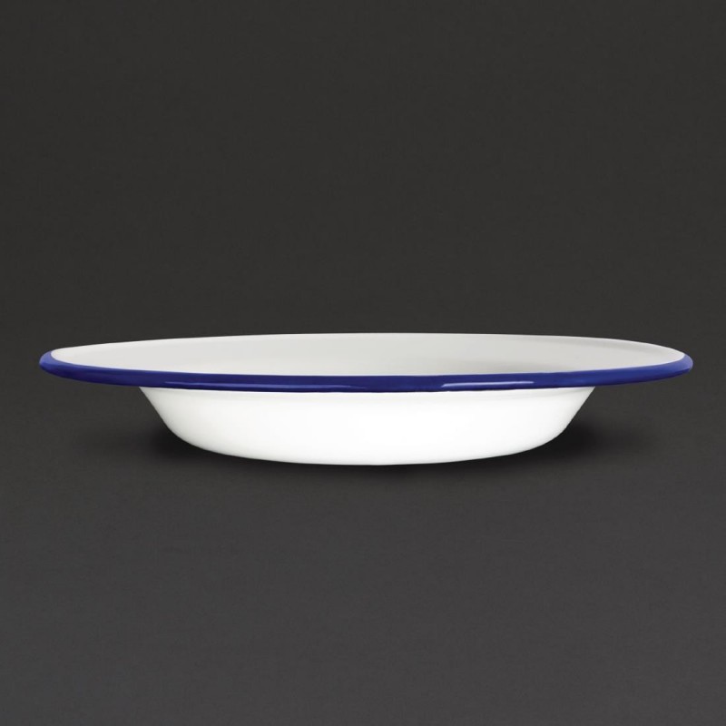 Assiette creuse en acier émaillé Olympia 245mm lot de 6 GM513 Olympia Assiette creuse en acier émaillé Olympia 245mm lot de 6 GM513 Olympia