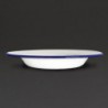 Assiette creuse en acier émaillé Olympia 245mm lot de 6 GM513 Olympia