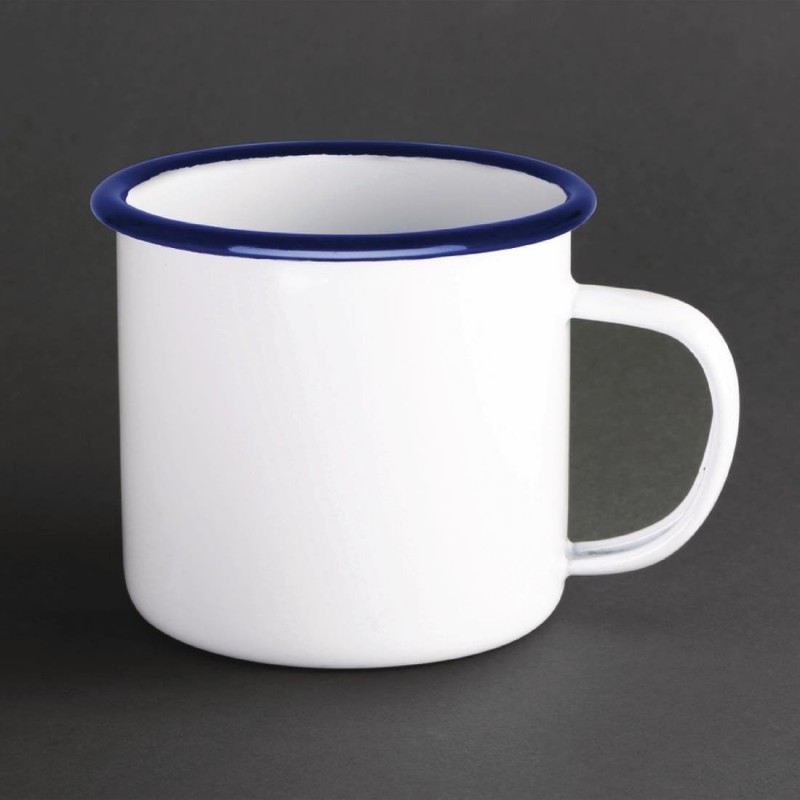 Mug en acier émaillé Olympia (Lot de 6) GM516 Olympia Mug en acier émaillé Olympia (Lot de 6) GM516 Olympia