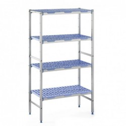 Rayonnage modulaire 4 niveaux Tournus 400 x 1292mm GM603 Tournus