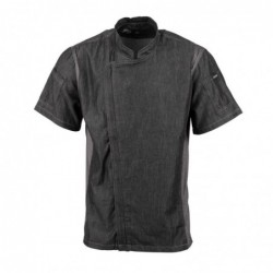 Veste de cuisine mixte denim à manches courtes Chef Works Urban Delancey S BB270-S Chef Works Urban