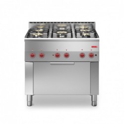 Fourneau gaz sur four à convection GN1/1 Gastro M 600 60/90CFGE GN014 Gastro M