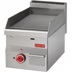 Plancha électrique plaque rainurée 60/30FTRE Gastro M 600 GN022 Gastro M