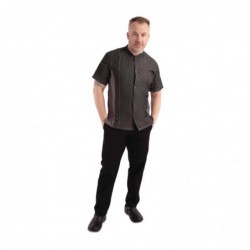Veste mixte à boutons pression manches courtes Chef Works Tribeca denim noir XL BB279-XL Chef Works Urban