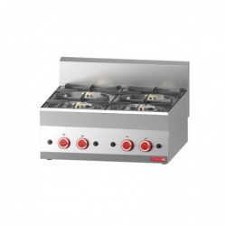 Fourneau gaz à poser 4 feux Gastro M 650 65/70PCG GN055 Gastro M