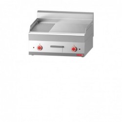 Plancha électrique plaque 2/3 lisse 1/3 rainurée 65/70 FTRE Gastro M 650 GN061 Gastro M