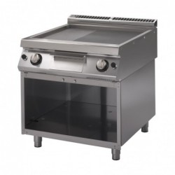 Plancha gaz plaque 2/3 lisse 1/3 rainurée GM70/80 FTRGS Gastro M 700 plus GN098 Gastro M
