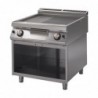 Plancha gaz plaque 2/3 lisse 1/3 rainurée chromée GM70/80 FTRG Gastro M 700 GN099 Gastro M