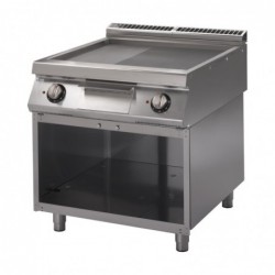 Plancha électrique plaque 2/3 lisse 1/3 rainurée GM70/80 FTRES Gastro M 700 GN103 Gastro M