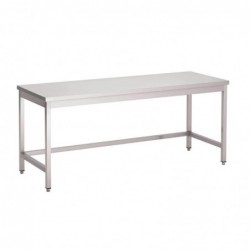 Table inox sans étagère basse Gastro M 1800 x 700 x 890mm GN112 Gastro M