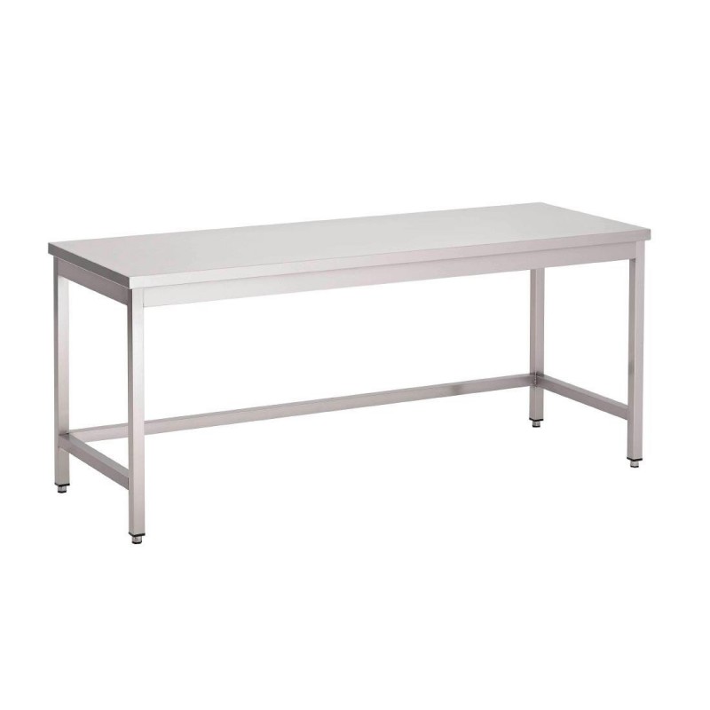 Table inox sans étagère basse Gastro M 1800 x 700 x 890mm GN112 Gastro M Table inox sans étagère basse Gastro M 1800 x 700 x 890mm GN112 Gastro M