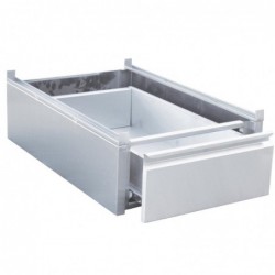 Tiroir inox à monter sur table Gastro M 450 x 580 x 180mm GN143 Gastro M
