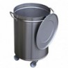 Poubelle inox avec roues et couvercle Gastro M 50L GN145 Gastro M
