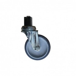 Lot de 4 roues pivotantes 2 avec frein Gastro M PVC 100mm GN148 Gastro M