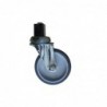 Lot de 4 roues pivotantes 2 avec frein Gastro M PVC 100mm GN148 Gastro M