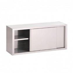 Placard mural inox avec portes coulissantes Gastro M 600 x 1000 x 400mm GN168 Gastro M