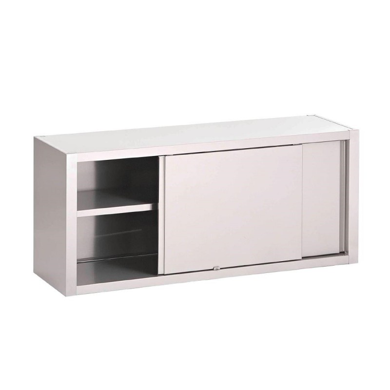 Placard mural inox avec portes coulissantes Gastro M 600 x 1000 x 400mm GN168 Gastro M Placard mural inox avec portes coulissantes Gastro M 600 x 1000 x 400mm GN168 Gastro M