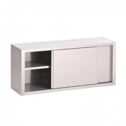 Placard mural inox avec portes coulissantes Gastro M 600 x 1400 x 400mm GN170 Gastro M