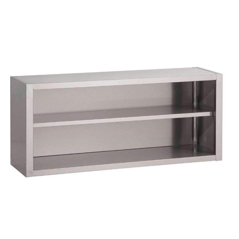Placard ouvert mural inox Gastro M 800 x 400 x 400mm GN175 Gastro M Placard ouvert mural inox Gastro M 800 x 400 x 400mm GN175 Gastro M