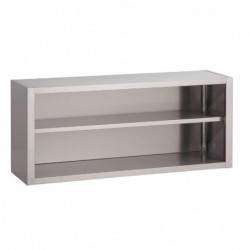 Placard ouvert mural inox Gastro M 2000 x 400 x 600mm GN182 Gastro M