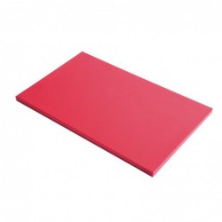 Planche à découper en polyéthylène haute densité Gastro M  rouge GN349 Gastro M