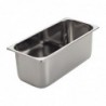 Bac à glace Gastro M inox 360 x 165 x 120mm GN636 Gastro M