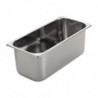 Bac à glace Gastro M inox 360 x 165 x 150mm GN637 Gastro M