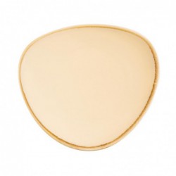 Assiette triangulaire couleur sable Olympia Kiln 280mm (Lot de 4) GP327 Olympia