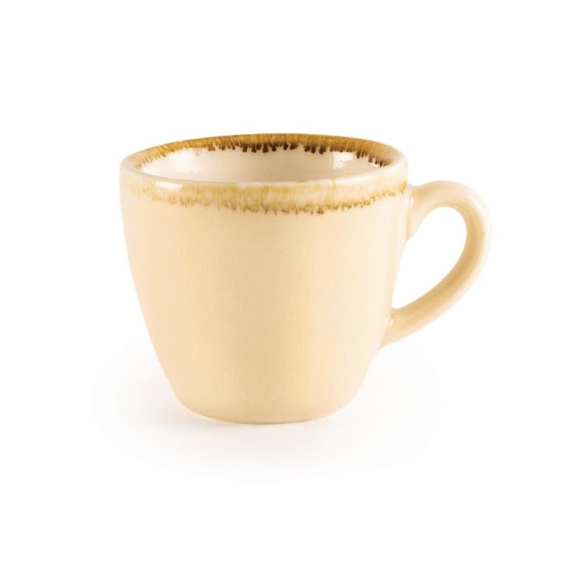 Tasse à espresso couleur sable Olympia Kiln 85ml (Lot de 6) GP328 Olympia Tasse à espresso couleur sable Olympia Kiln 85ml (Lot de 6) GP328 Olympia