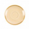 Soucoupe couleur sable Olympia Kiln pour GP328 115mm (Lot de 6) GP329 Olympia