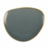 Assiettes triangulaires Olympia Kiln 230mm océan (Lot de 6) GP342 Olympia