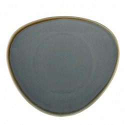 Assiette triangulaire couleur océan Olympia Kiln 280mm (Lot de 4) GP343 Olympia