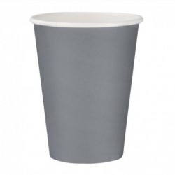 Gobelets simple paroi Fiesta Recyclable anthracite 340ml (lot de 1000) GP416 Fiesta