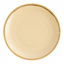 Assiette plate ronde couleur sable Olympia Kiln 280mm (Lot de 4) GP462 Olympia
