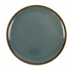 Assiettes plates rondes Olympia Kiln 280mm océan (lot de 4) GP465 Olympia