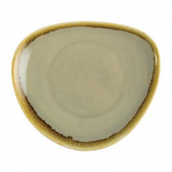 Assiette triangulaire couleur mousse Olympia Kiln 165mm (Lot de 6) GP472 Olympia