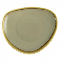 Assiette triangulaire couleur mousse Olympia Kiln 230mm (Lot de 6) GP473 Olympia