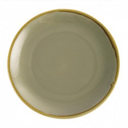 Assiette plate ronde couleur mousse Olympia Kiln 280mm (Lot de 4) GP475 Olympia