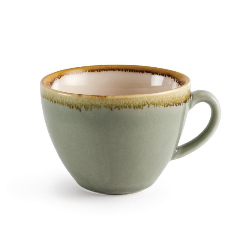 Tasse couleur mousse Olympia Kiln 230ml (Lot de 6) GP478 Olympia Tasse couleur mousse Olympia Kiln 230ml (Lot de 6) GP478 Olympia
