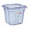 Boîte hermétique bleue en ABS sans BPA Araven GN1/6 150mm GP572 Araven