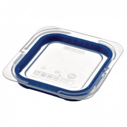 Couvercle bleu en ABS sans BPA Araven GN1/6 GP573 Araven