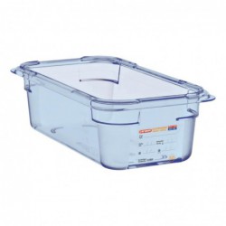 Boîte hermétique bleue en ABS sans BPA Araven GN1/4 100mm GP575 Araven