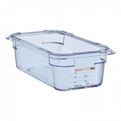 Boîte hermétique bleue en ABS sans BPA Araven GN1/3 100mm GP579 Araven