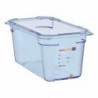 Boîte hermétique bleue en ABS sans BPA Araven GN1/3 150mm GP580 Araven