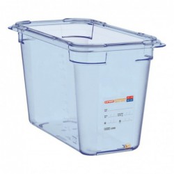 Boîte hermétique bleue en ABS sans BPA Araven GN1/3 200mm GP581 Araven