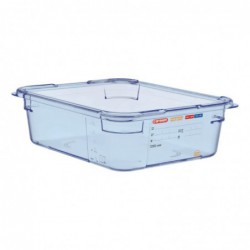 Boîte hermétique bleue en ABS sans BPA Araven GN1/2 100mm GP584 Araven