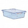 Boîte hermétique bleue en ABS sans BPA Araven GN1/2 100mm GP584 Araven