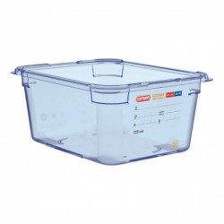 Boîte hermétique bleue en ABS sans BPA Araven GN1/2 150mm GP585 Araven