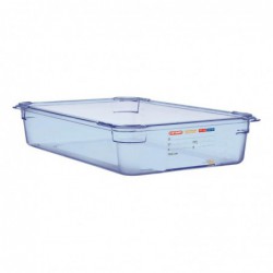 Boîte hermétique bleue en ABS sans BPA Araven GN1/1 100mm GP589 Araven